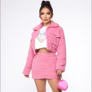Fashion Nova Sherpa/ Teddy Set